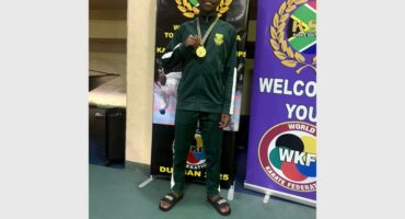 Person won the gold medal at the south african national championships in the men's welter.