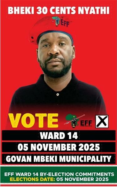 poster of EFF candidate