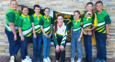 Team of archers in a row
