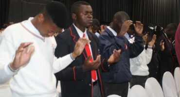 Learners pray
