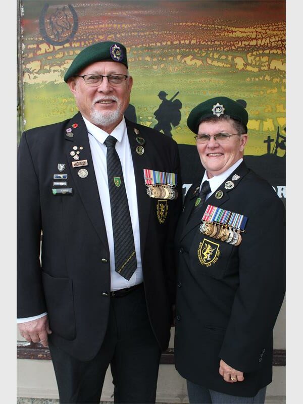 A couple who are retired police officers