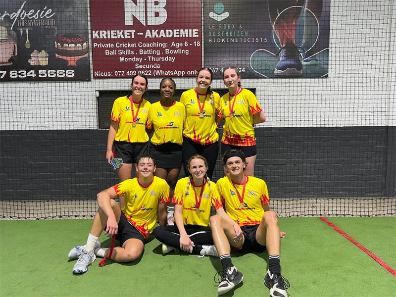 sports team with yellow shirts