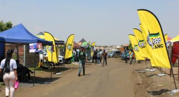 gazebos and ANC banners