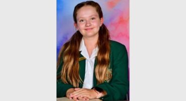 girl in school uniform