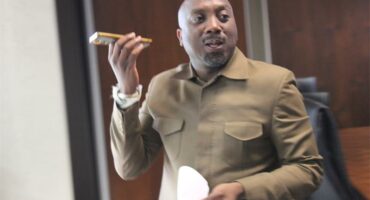 Man with cellphone in hand