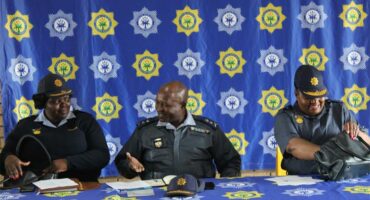 three police officers