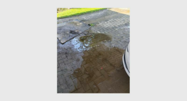 A continuous water leak is still a problem at a house in Tasmina Street in Evander after Govan Mbeki Municipality failed to fix it.