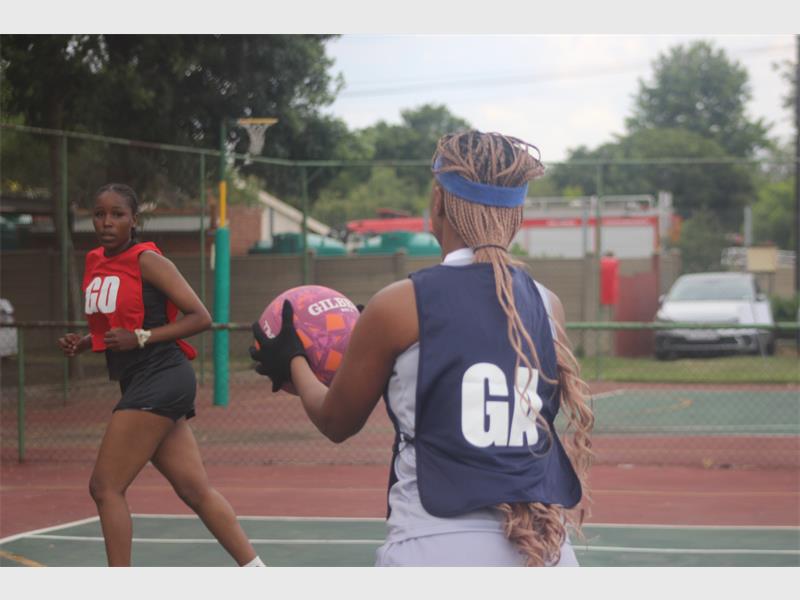 An MMS player gets ready to pass the ball. Photo: Zell-Mari de Jager