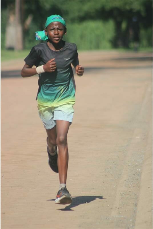 Thabo Patrick Tsotetsi nears the end point.