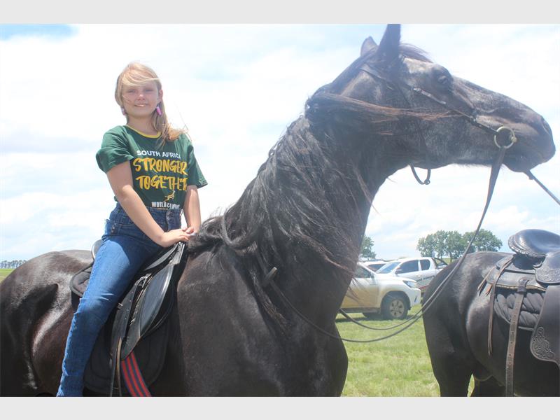 girl on a horse