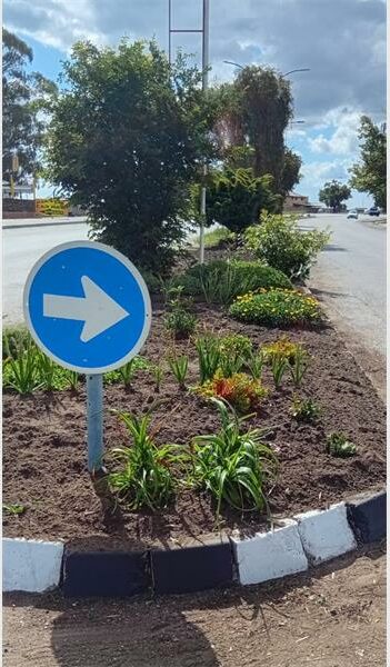 The flower beds in the main street of Kinross has a new look since the Kinross Community Forum started working on keeping it neat and clean.