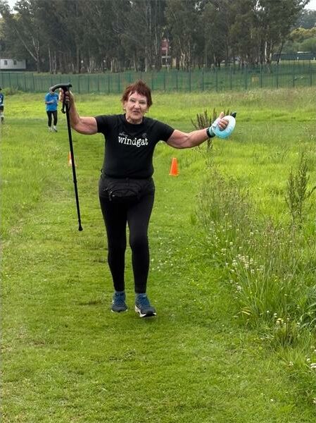 Sophia Grobbelaar takes part in Secunda Pakrun on November 29