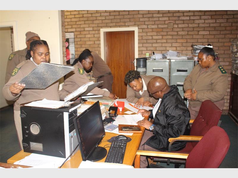 people browse through documents
