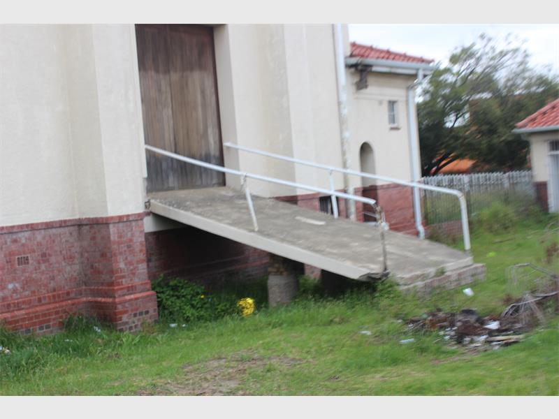 a broken ramp