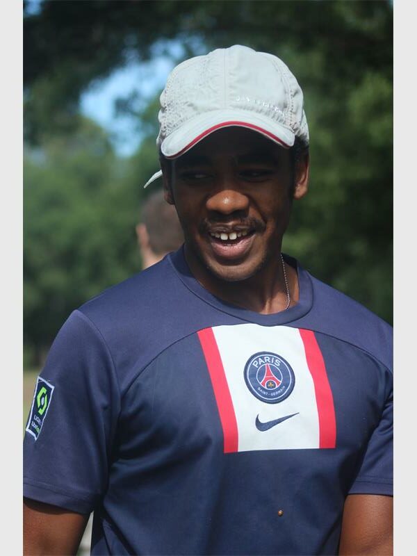 man wearing a cap outside