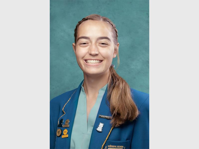 girl in school uniform
