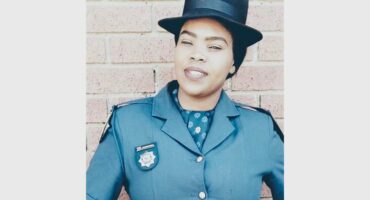 a police woman in formal uniform