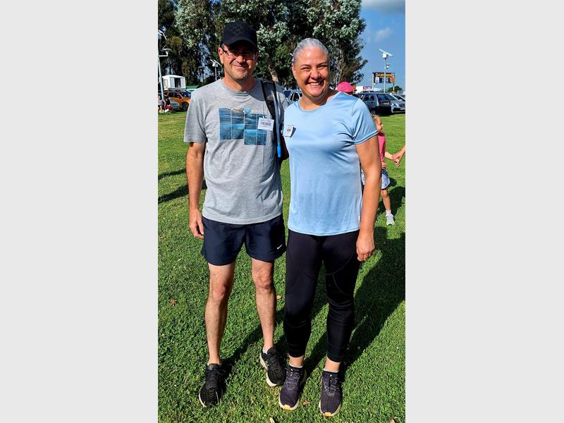 Couple at a parkrun