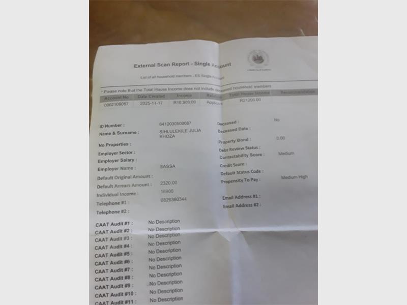 document from municipality