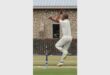a cricket player bowls