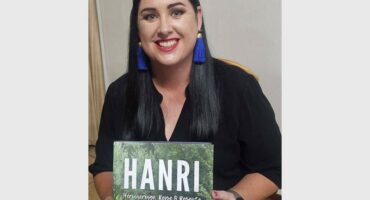 woman with a cook book