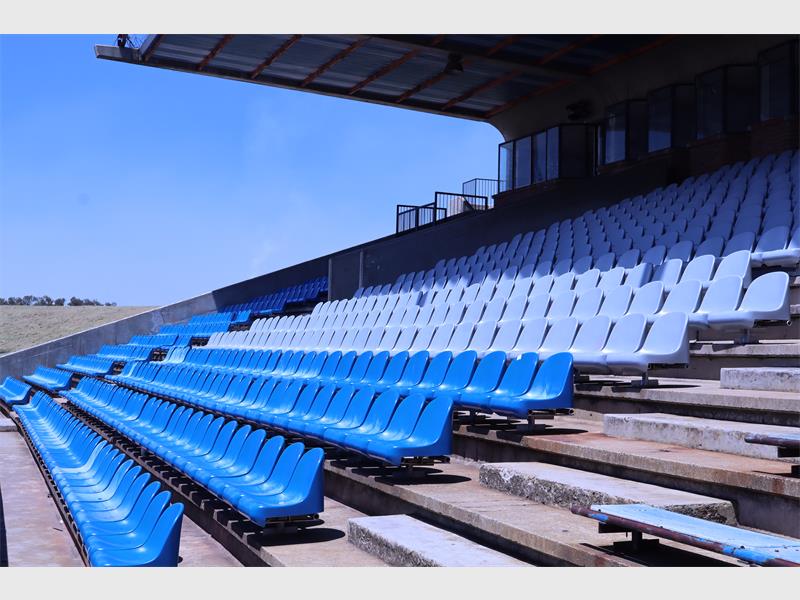 new seats at a pavilion