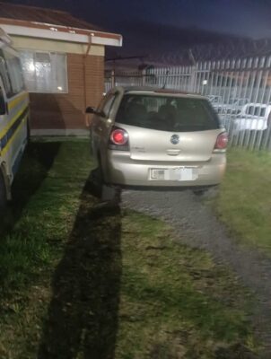 a car in front of a house