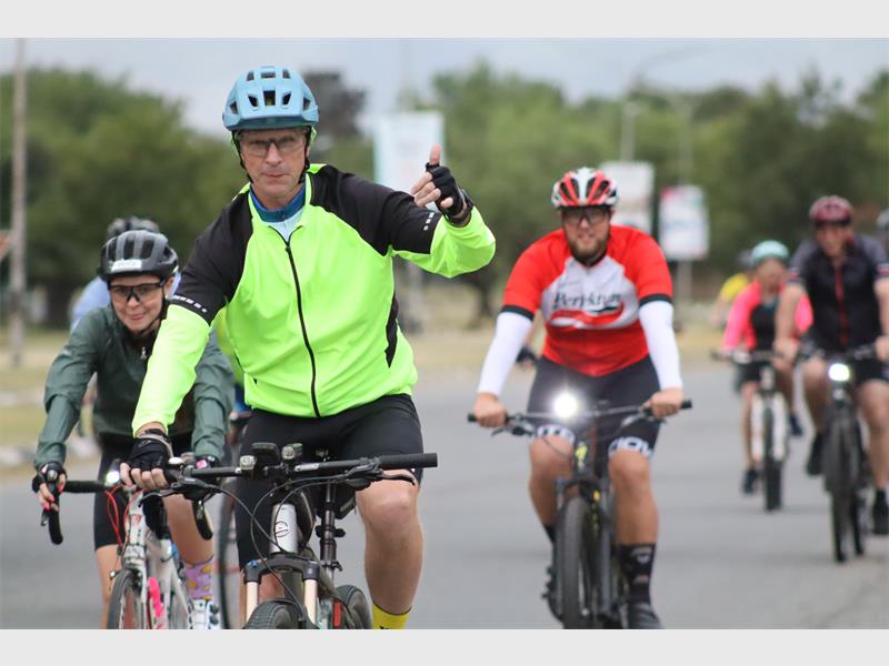 people on bicycles