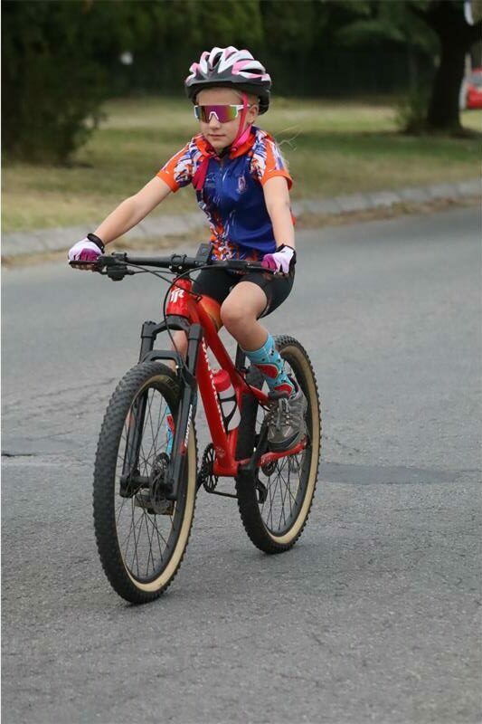 a child on a bicycle