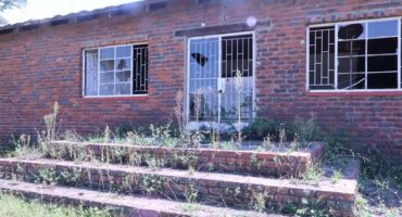 a dilapidated building