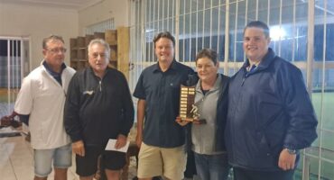 Award winners receiving recognition at Ridge Times event.