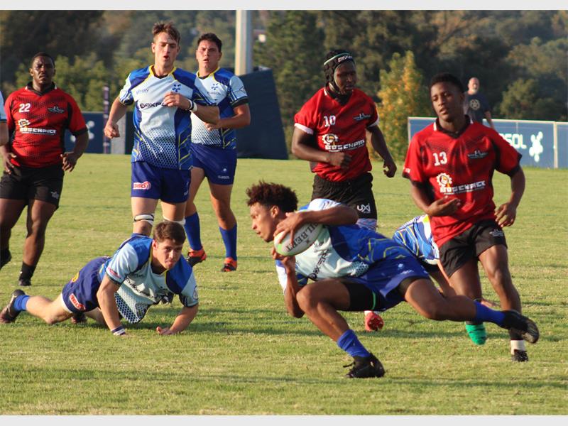 DESCRIPTION: Rugbyplayers of Secunda and Newcastle.