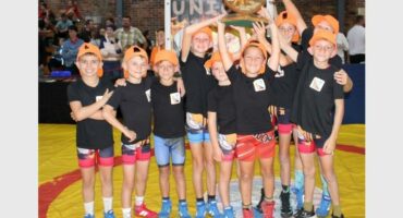 group of young wrestlers