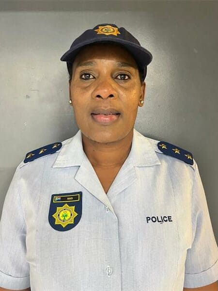 a woman in a police captain uniform
