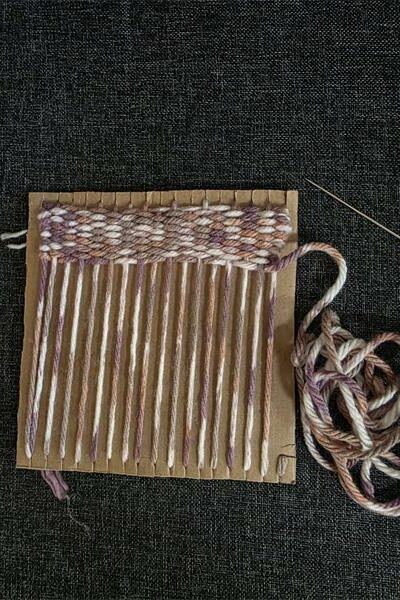 a weaving project