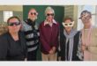 five women with sunglasses