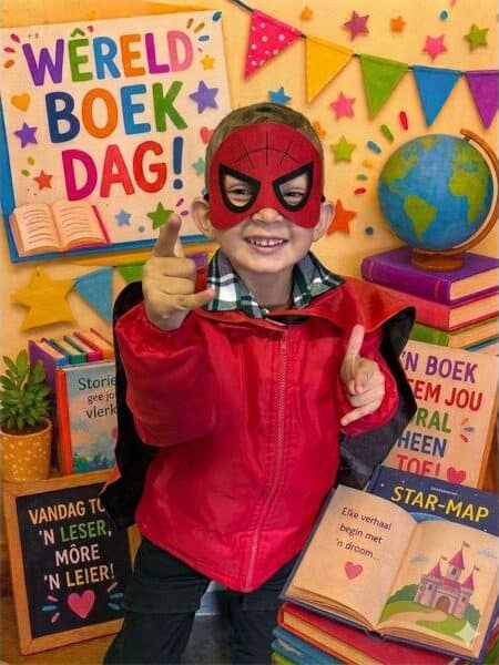 Zion Underwood dressed up as Spider-Man