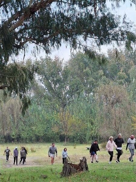 People get moving on May 16 at the Standerton parkrun.