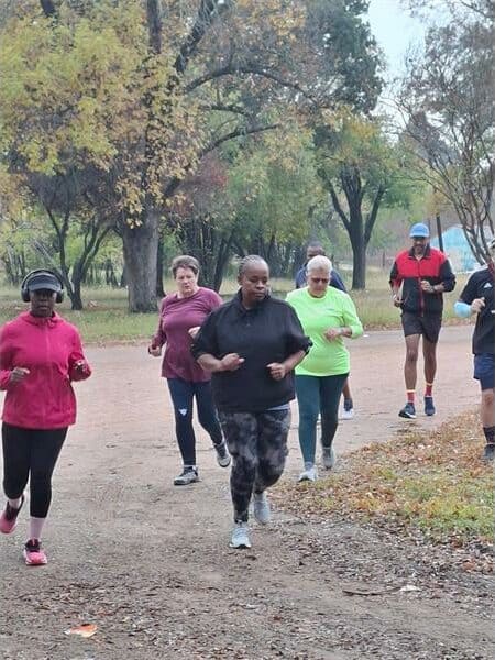People get moving on May 16 at the Standerton parkrun.