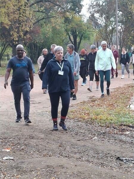 People get moving on May 16 at the Standerton parkrun.
