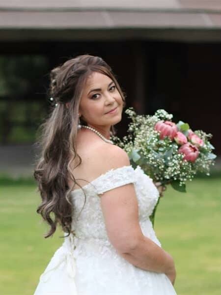 René Müller (44) on her wedding day in February 2026.