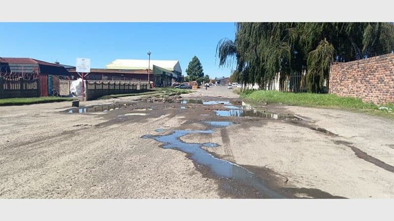 sewage spill runs down Main Road in Kinross