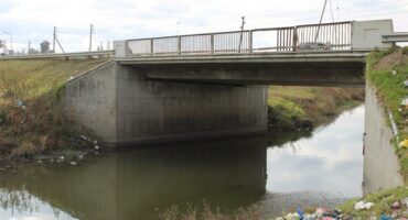 a bridge over a river
