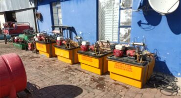 Inspected and serviced firefighting equipment