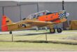 a yellow havard aircraft