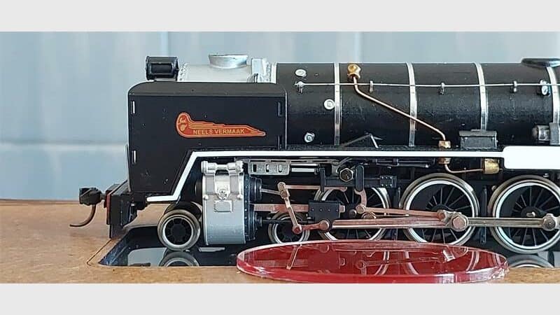 a miniature train