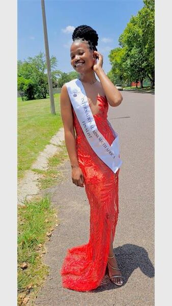 girl with a beauty pageant sash