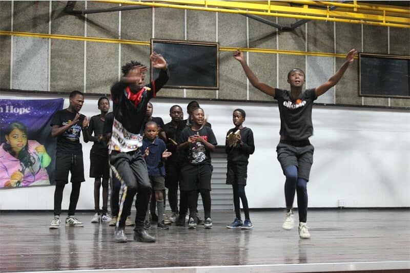 dancers on a stage