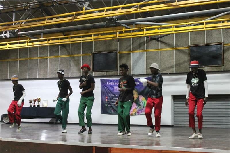 dancers on a stage