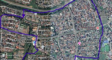 a map of a residential area